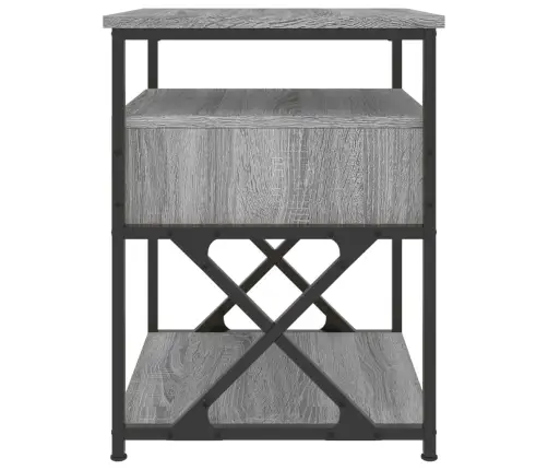 Naktsskapīši, 2 Gab., Pelēcīgi, 40X42X55 Cm, Inženierijas Koks Vidaxl