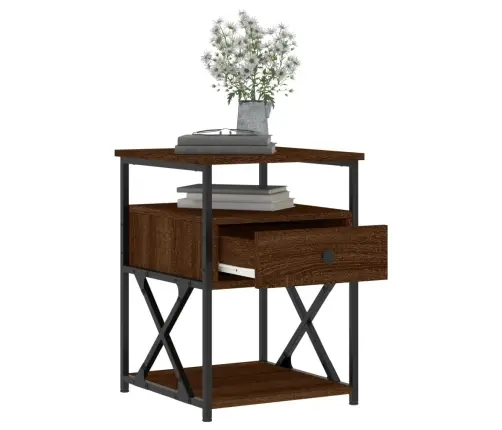 Naktsskapīši, 2 Gab., 40X42X55 Cm, Inženierijas Koks, Ozolkoka Vidaxl