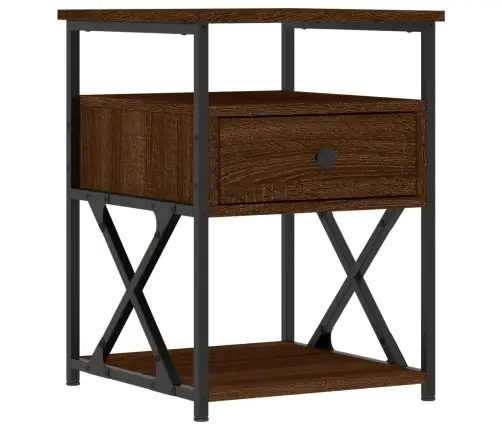 Naktsskapīši, 2 Gab., 40X42X55 Cm, Inženierijas Koks, Ozolkoka Vidaxl