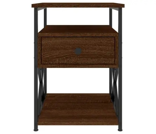 Naktsskapīši, 2 Gab., 40X42X55 Cm, Inženierijas Koks, Ozolkoka Vidaxl