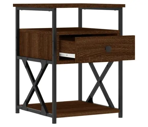 Naktsskapīši, 2 Gab., 40X42X55 Cm, Inženierijas Koks, Ozolkoka Vidaxl