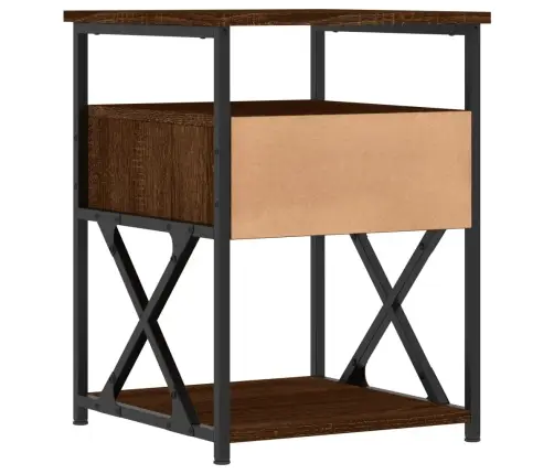 Naktsskapīši, 2 Gab., 40X42X55 Cm, Inženierijas Koks, Ozolkoka Vidaxl