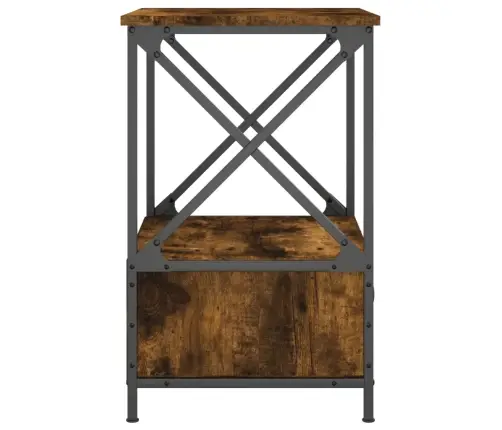 Naktiniai Staliukai, 2Vnt., Dūminio Ąžuolo, 50X41X65cm Mediena