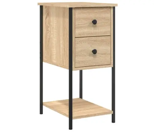 Naktsskapīši, 2 Gb., Koka Krāsa, 32X42X70 Cm, Inženierijas Koks Vidaxl