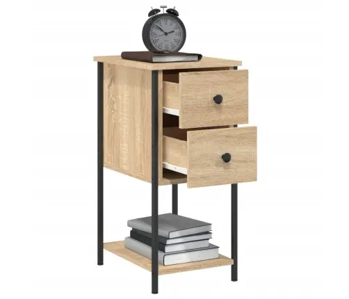 Naktsskapīši, 2 Gb., Koka Krāsa, 32X42X70 Cm, Inženierijas Koks Vidaxl