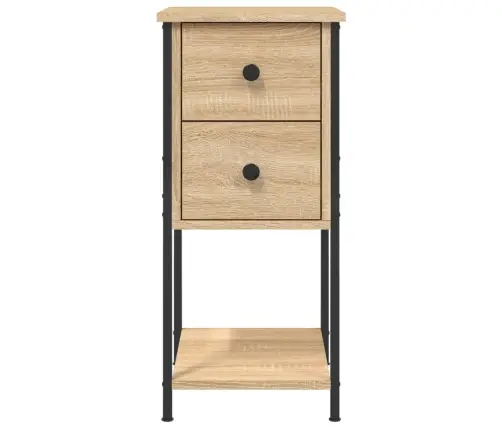 Naktsskapīši, 2 Gb., Koka Krāsa, 32X42X70 Cm, Inženierijas Koks Vidaxl