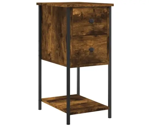 Naktsskapīši, 2 Gab., 32X42X70 Cm, Inženierijas Koks, Ozolkoka Vidaxl