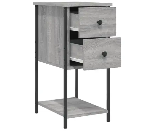 Öökapid 2 Tk, Hall Sonoma Tamm, 32 X 42 X 70 cm Tehispuit