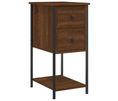 Naktsskapīši, 2 Gb., 32X42X70Cm, Inženierijas Koks, Brūna Ozola Vidaxl