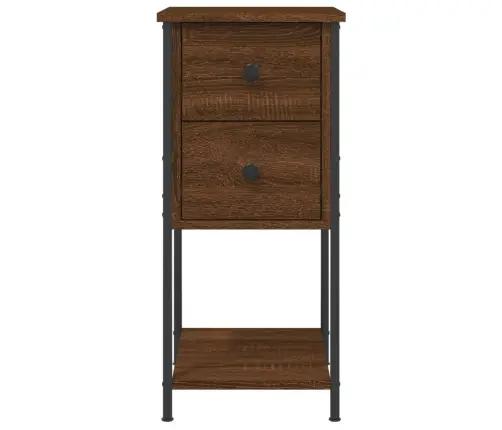 Naktsskapīši, 2 Gb., 32X42X70Cm, Inženierijas Koks, Brūna Ozola Vidaxl