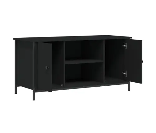 Tv Skapītis, Melns, 100X40X50 Cm, Inženierijas Koks Vidaxl