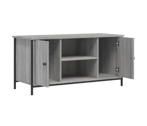 Tv Skapītis, Pelēka Ozolkoka, 100X40X50 Cm, Inženierijas Koks Vidaxl
