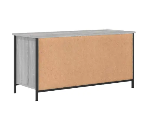 Tv Skapītis, Pelēka Ozolkoka, 100X40X50 Cm, Inženierijas Koks Vidaxl