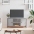 Tv Skapītis, Pelēka Ozolkoka, 100X40X50 Cm, Inženierijas Koks Vidaxl