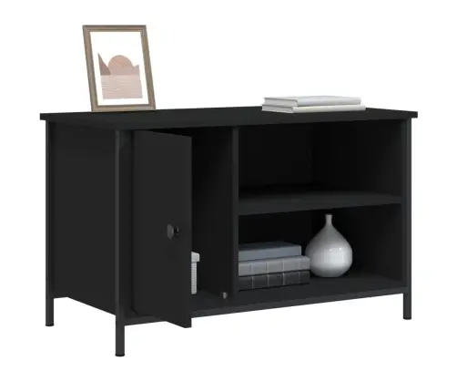 Tv Skapītis, Melns, 80X40X50 Cm, Inženierijas Koks Vidaxl