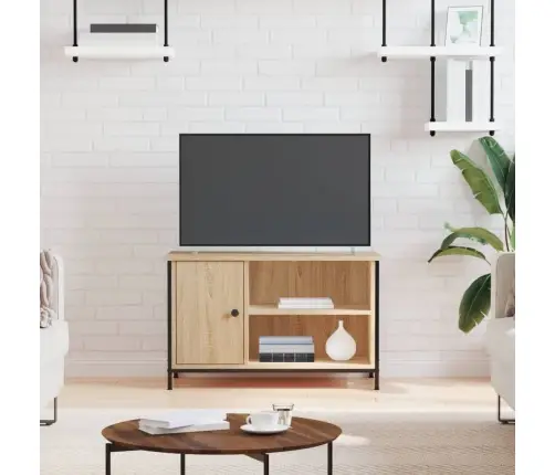 Tv Skapītis, Ozolkoka Krāsa, 80X40X50 Cm, Inženierijas Koks Vidaxl