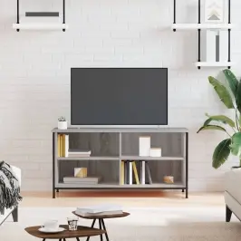 Tv Skapītis, Pelēka Ozolkoka, 100X40X50 Cm, Inženierijas Koks Vidaxl