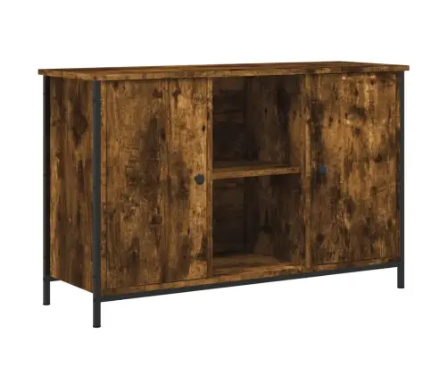 Telerikapp, Suitsutatud Tamm, 100 X 35 X 65 cm Tehispuit