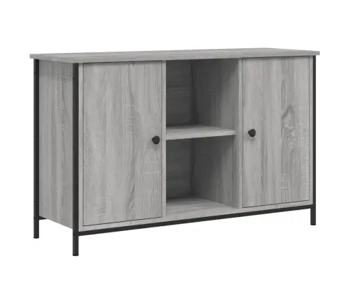 Tv Skapītis, Pelēka Ozolkoka, 100X35X65 Cm, Inženierijas Koks Vidaxl