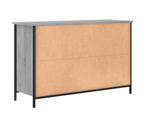Tv Skapītis, Pelēka Ozolkoka, 100X35X65 Cm, Inženierijas Koks Vidaxl