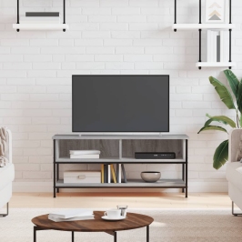 Tv Plaukts, 100X35X45 Cm, Inženierijas Koks, Pelēka Ozolkoka Vidaxl
