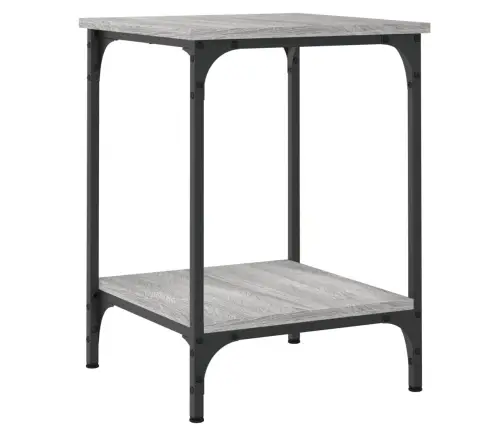 Kafijas Galdiņš, Pelēcīgs, 40X40X55 Cm, Inženierijas Koks Vidaxl