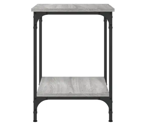 Kafijas Galdiņš, Pelēcīgs, 40X40X55 Cm, Inženierijas Koks Vidaxl