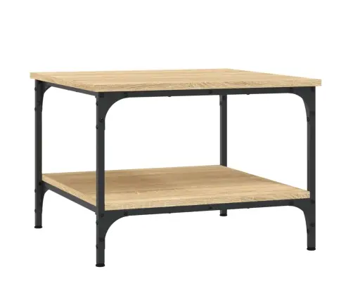 Kafijas Galdiņš, Ozola Krāsa, 55X55X40 Cm, Inženierijas Koks Vidaxl