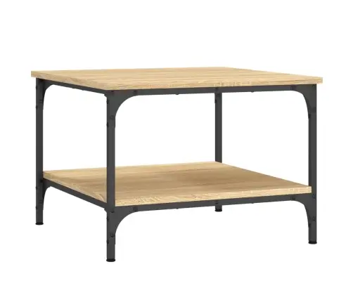 Kafijas Galdiņš, Ozola Krāsa, 55X55X40 Cm, Inženierijas Koks Vidaxl