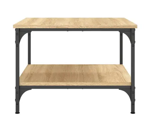 Kafijas Galdiņš, Ozola Krāsa, 55X55X40 Cm, Inženierijas Koks Vidaxl