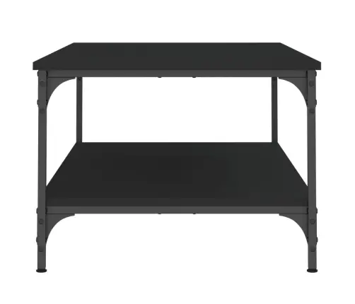 Kavos Staliukas, Juodos Spalvos, 100X55X40cm Apdirbta Mediena