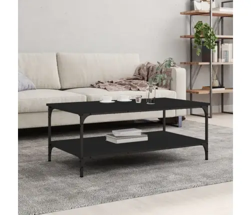 Kavos Staliukas, Juodos Spalvos, 100X55X40cm Apdirbta Mediena