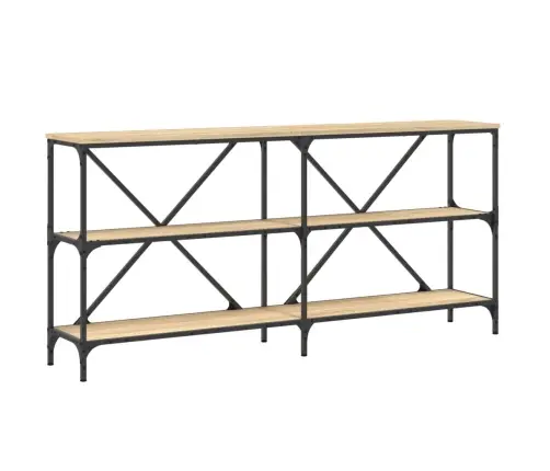 Konsoles Galdiņš, Ozola Krāsa, 160X30X75 Cm, Inženierijas Koks Vidaxl