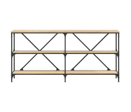 Konsoles Galdiņš, Ozola Krāsa, 160X30X75 Cm, Inženierijas Koks Vidaxl