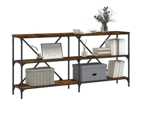 Konsoles Galdiņš, Ozola Krāsa, 160X30X75 Cm, Inženierijas Koks Vidaxl