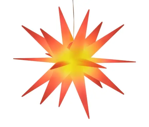 Jõulutuled Led-Valgustusega 3 Tk, Kokkupandav, Punane, 57 Cm