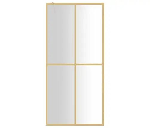 Dušinurga Sein, Läbipaistev Esg-Klaas, Kuldne, 100 X 195 Cm