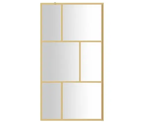 Dušinurga Sein, Läbipaistev Esg-Klaas, Kuldne, 100 X 195 Cm