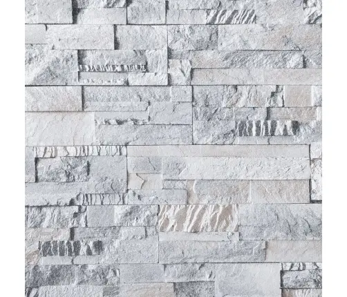 Tapete, 3D Akmens Dizains, Pelēka Un Brūna, 10X0,53 M, Neausta Vidaxl