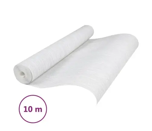 Tapete, 3D, Vienkrāsaina, Pelēka, 10X0,53 M, Neausta Vidaxl