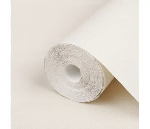 Tapete, 3D, Vienkrāsaina, Krēmkrāsas, 10X0,53 M, Neausta Vidaxl