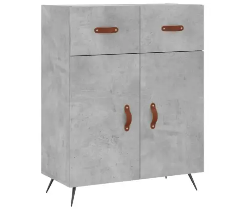 Kumode, Betona Pelēka, 69,5X34X90 Cm, Inženierijas Koks Vidaxl Kumode, Betona Pelēka, 69,5X34X90 Cm, Inženierijas Koks Vidaxl