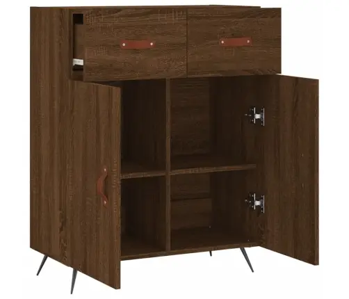 Kumode, Ozolkoka Krāsa, 69,5X34X90 Cm, Inženierijas Koks Vidaxl Kumode, Ozolkoka Krāsa, 69,5X34X90 Cm, Inženierijas Koks Vidaxl