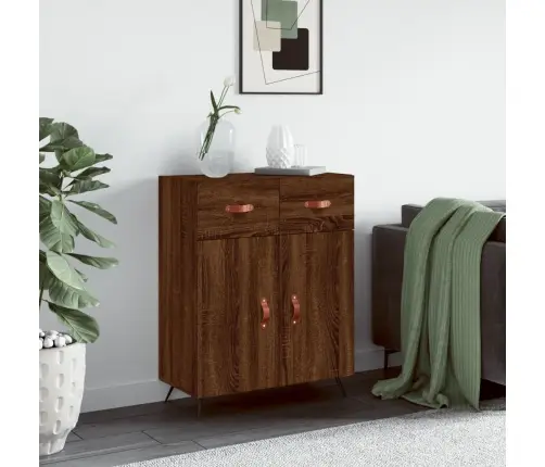 Kumode, Ozolkoka Krāsa, 69,5X34X90 Cm, Inženierijas Koks Vidaxl Kumode, Ozolkoka Krāsa, 69,5X34X90 Cm, Inženierijas Koks Vidaxl