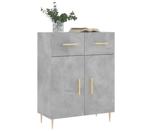 Kumode, Betona Pelēka, 69,5X34X90 Cm, Inženierijas Koks Vidaxl Kumode, Betona Pelēka, 69,5X34X90 Cm, Inženierijas Koks Vidaxl