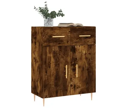 Kumode, Ozolkoka Krāsa, 69,5X34X90 Cm, Inženierijas Koks Vidaxl