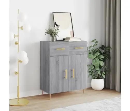 Puhvetkapp, Hall, Sonoma Tamm, 69,5 X 34 X 90 cm Tehispuit