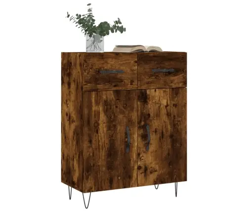 Kumode, Ozolkoka Krāsa, 69,5X34X90 Cm, Inženierijas Koks Vidaxl