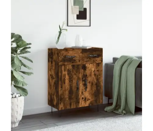 Kumode, Ozolkoka Krāsa, 69,5X34X90 Cm, Inženierijas Koks Vidaxl
