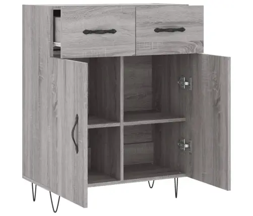 Puhvetkapp, Hall, Sonoma Tamm, 69,5 X 34 X 90 cm Tehispuit